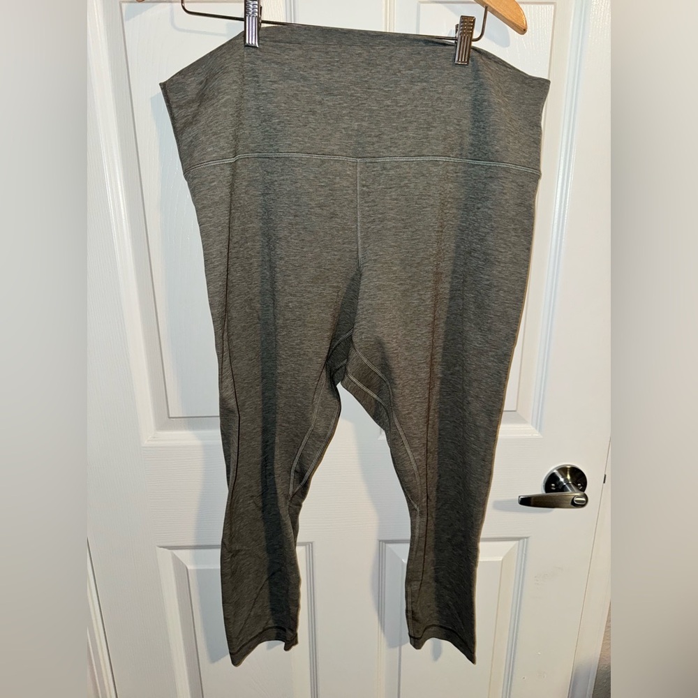 lululemon athletica Charcoal Gray High-Waist Leggings